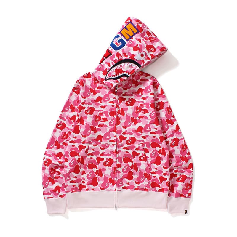 Marque à la mode tête de requin Camouflage à la mode jeunesse décontracté en peluche à capuche Cardigan veste à capuche zippée à la mode