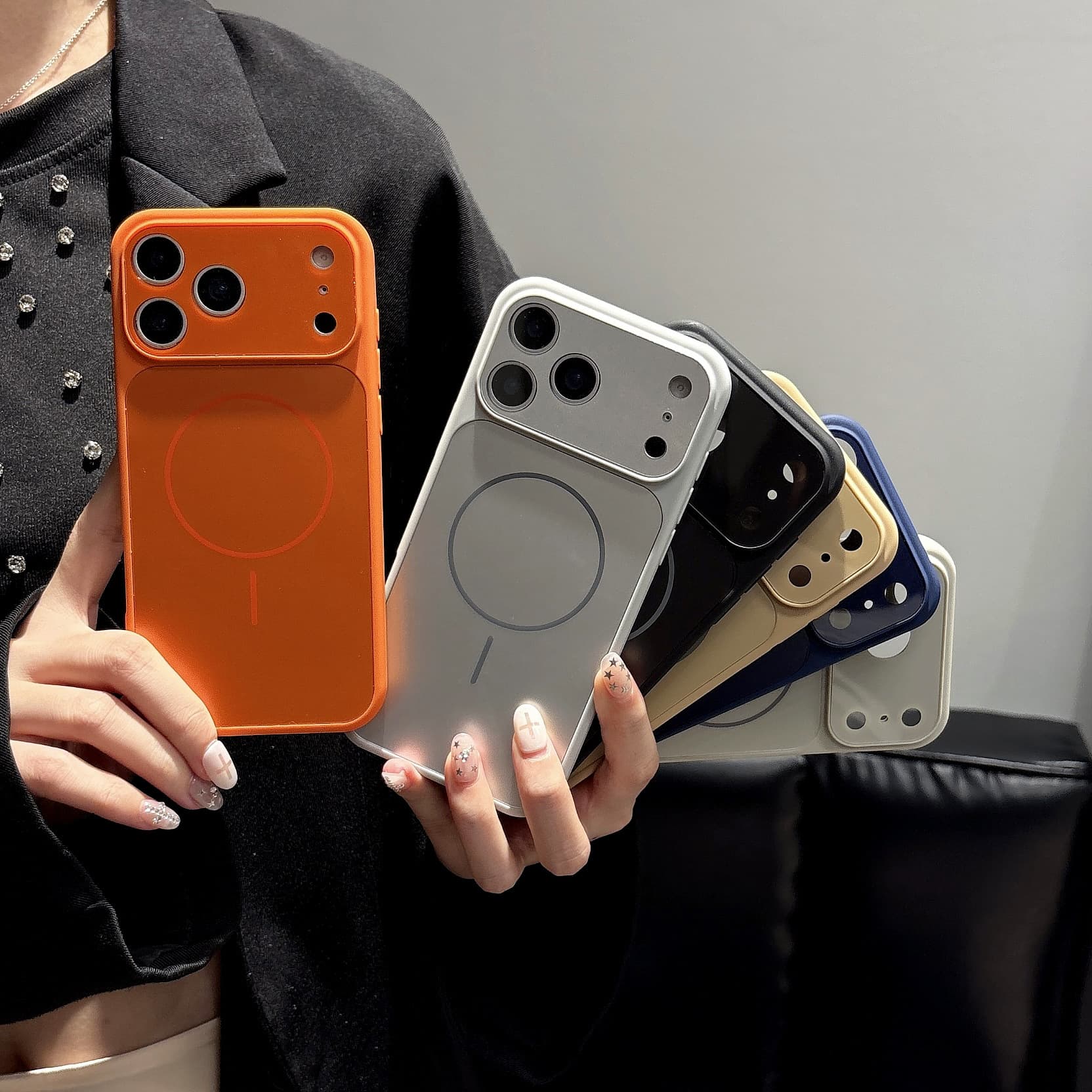 Corning Precision Hole Photo Frame Compatible With IPhone Case 16 Pro Max Instantly Transforms Into 17 Series