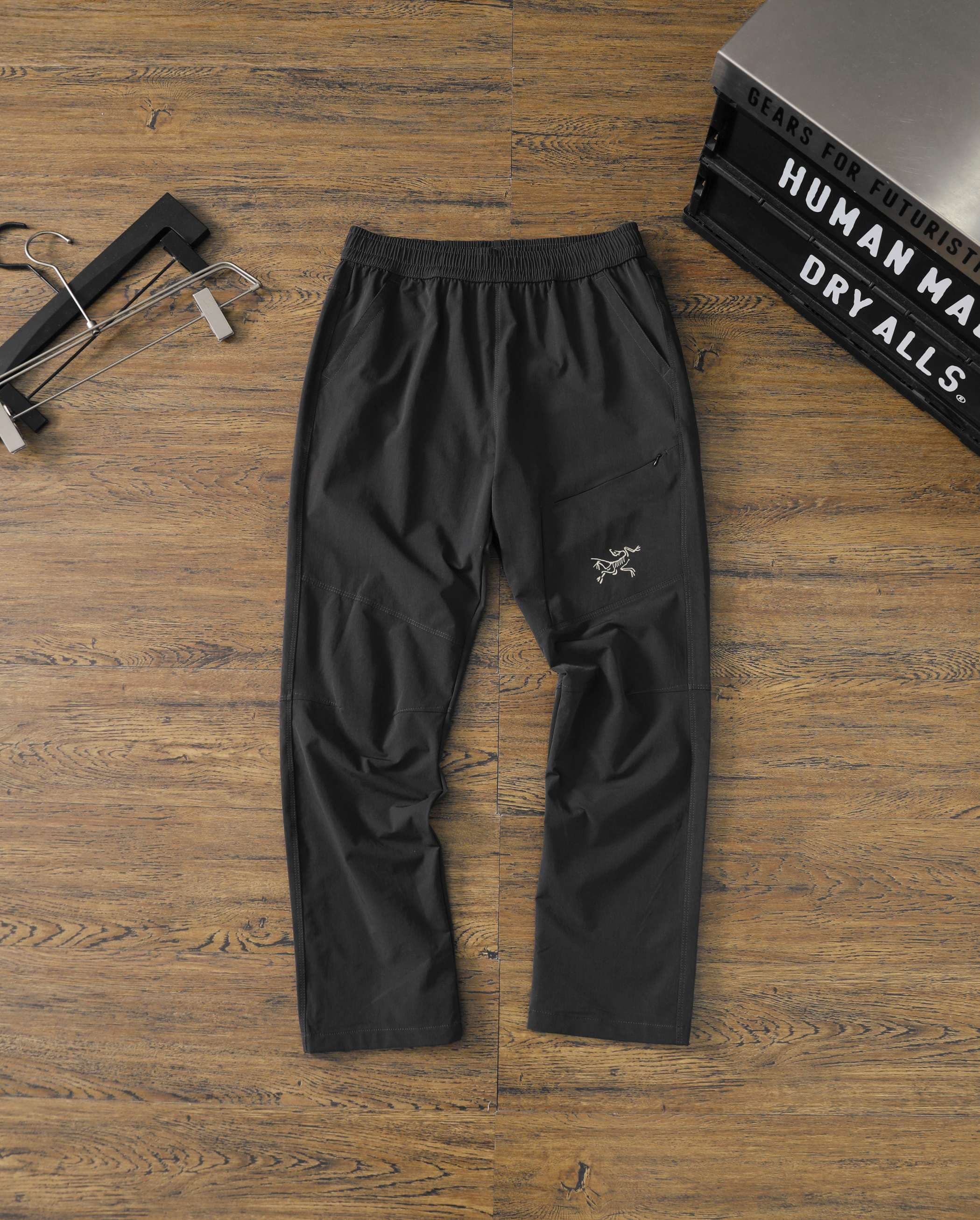 Pantalon de randonnée tissé multi-poches pour homme, long, léger, résistant à l'eau et à séchage rapide