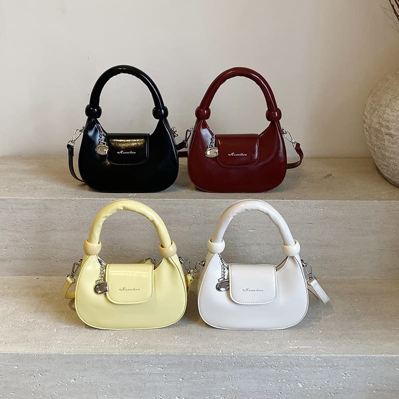 Light Texture Handheld Crescent 2025 Summer New Fashion Simple Underarm Commuting Versatile Crossbody Bag