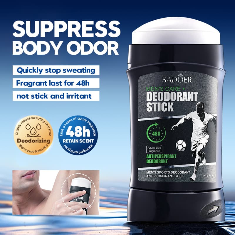 Men's Fragrance 50g Summer Non-Sticky Refreshing Antiperspirant Stick Skincare Product