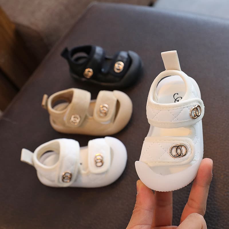 Hot Sale Baby Sandals New Summer Boys Soft Bottom Anti Drop Baby Shoes Toddler Shoes Girls Light Beach Shoes