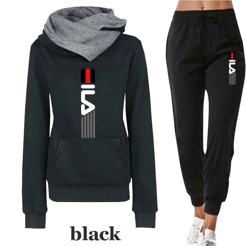 Tracksuit Winter 2024 Female Pullovers Hoodies+Pants Jogging Woman Two Pieces Set Sports Suit for Women Clothing Outfits