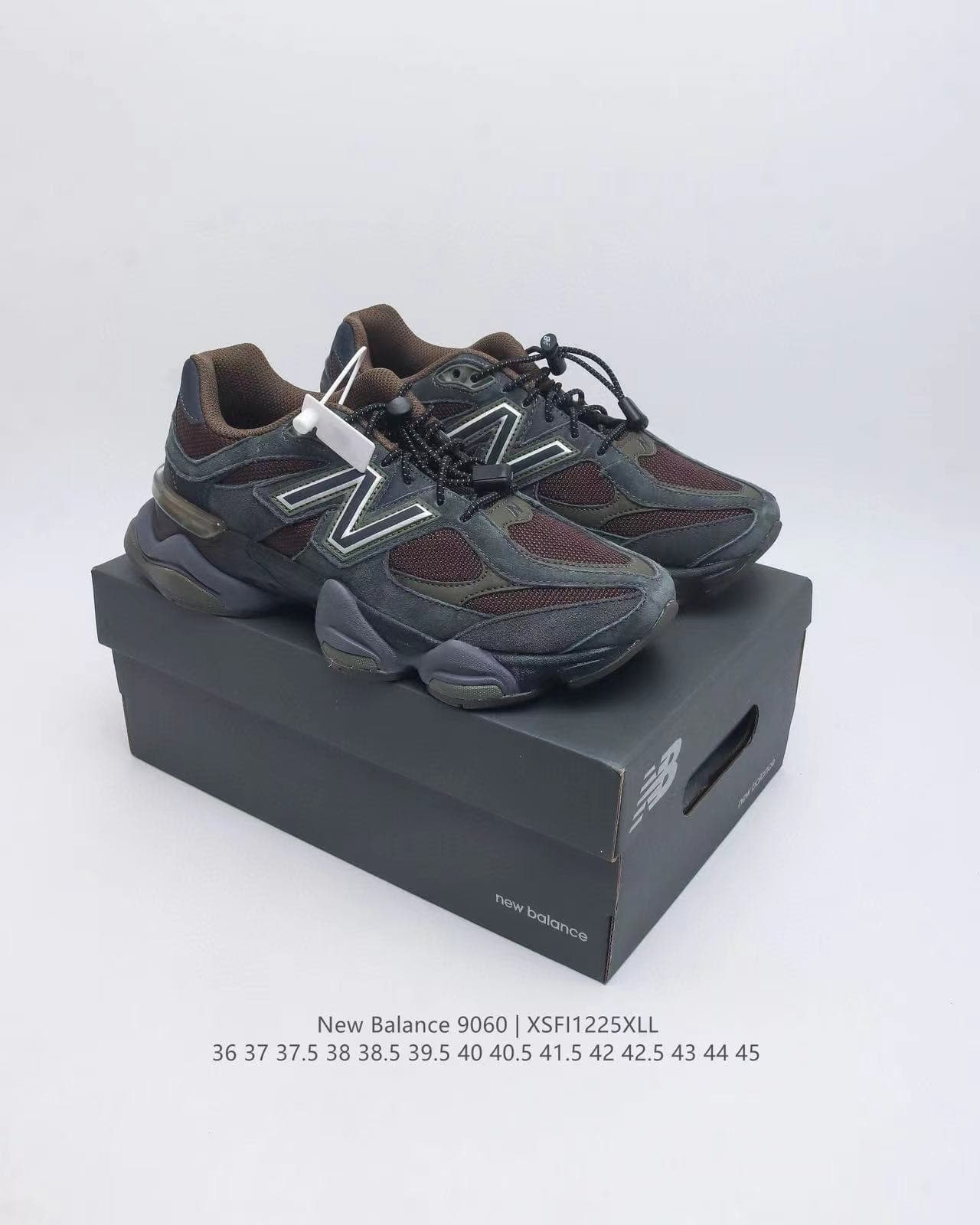 Nouvelle édition haute NB9060 Pure Original Sports Millennium Elephant Hooves pour hommes et femmes, semelle épaisse rehaussante pour papa