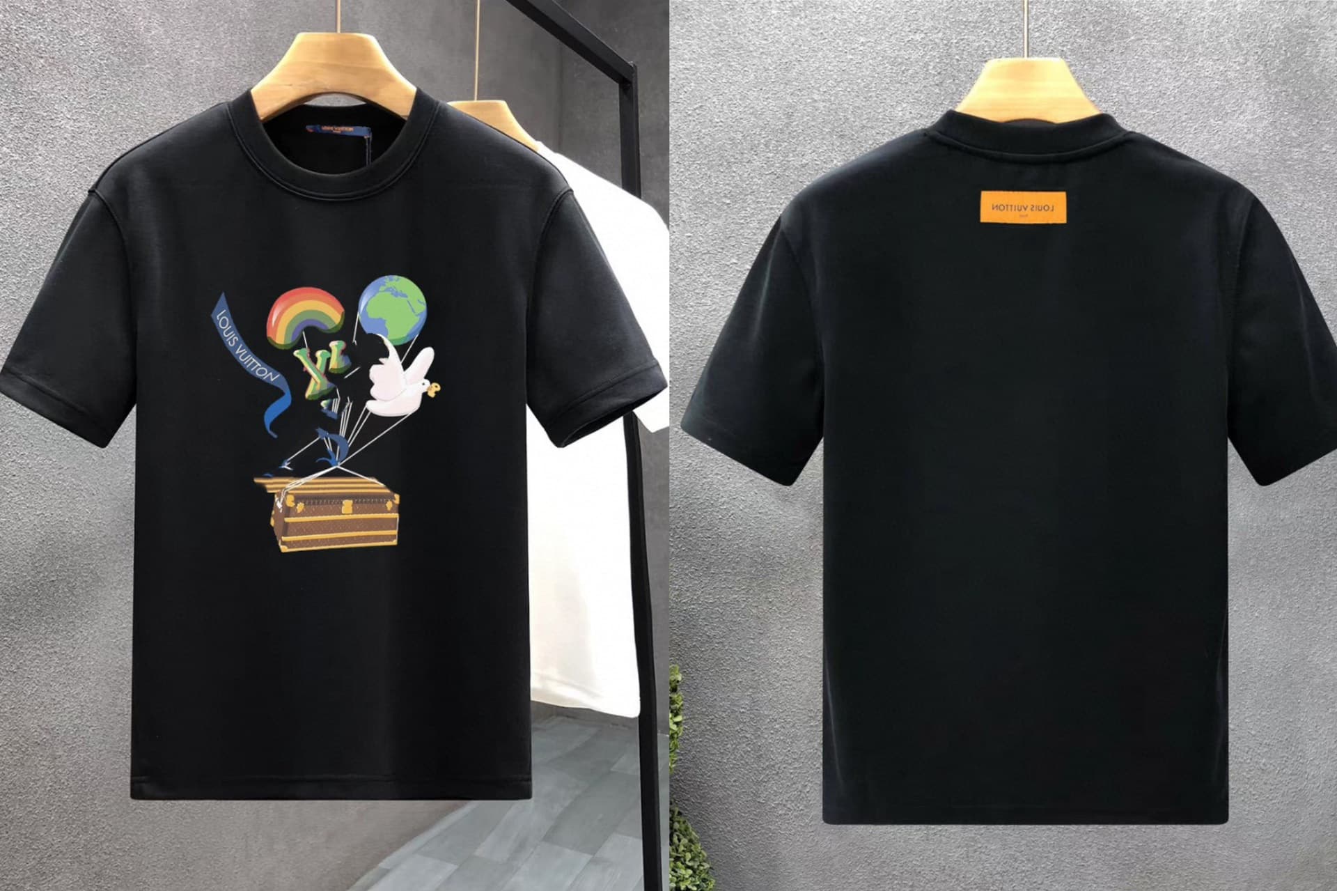 T-shirt unisexe à manches courtes, imprimé logo, style décontracté et ample, de haute qualité, collection été 2026.