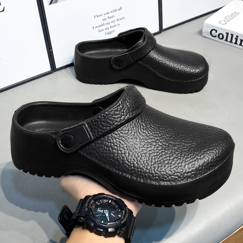 EVA Chef Shoes Waterproof Non-slip Shoes Men's Oil-proof Slippers Summer Wear Special Shoes