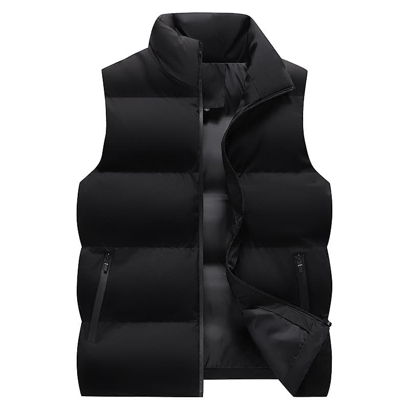 Men's Clothing Men's cotton cotton vest autumn and winter men's vest style large size waistcoat vest middle aged and young jacket