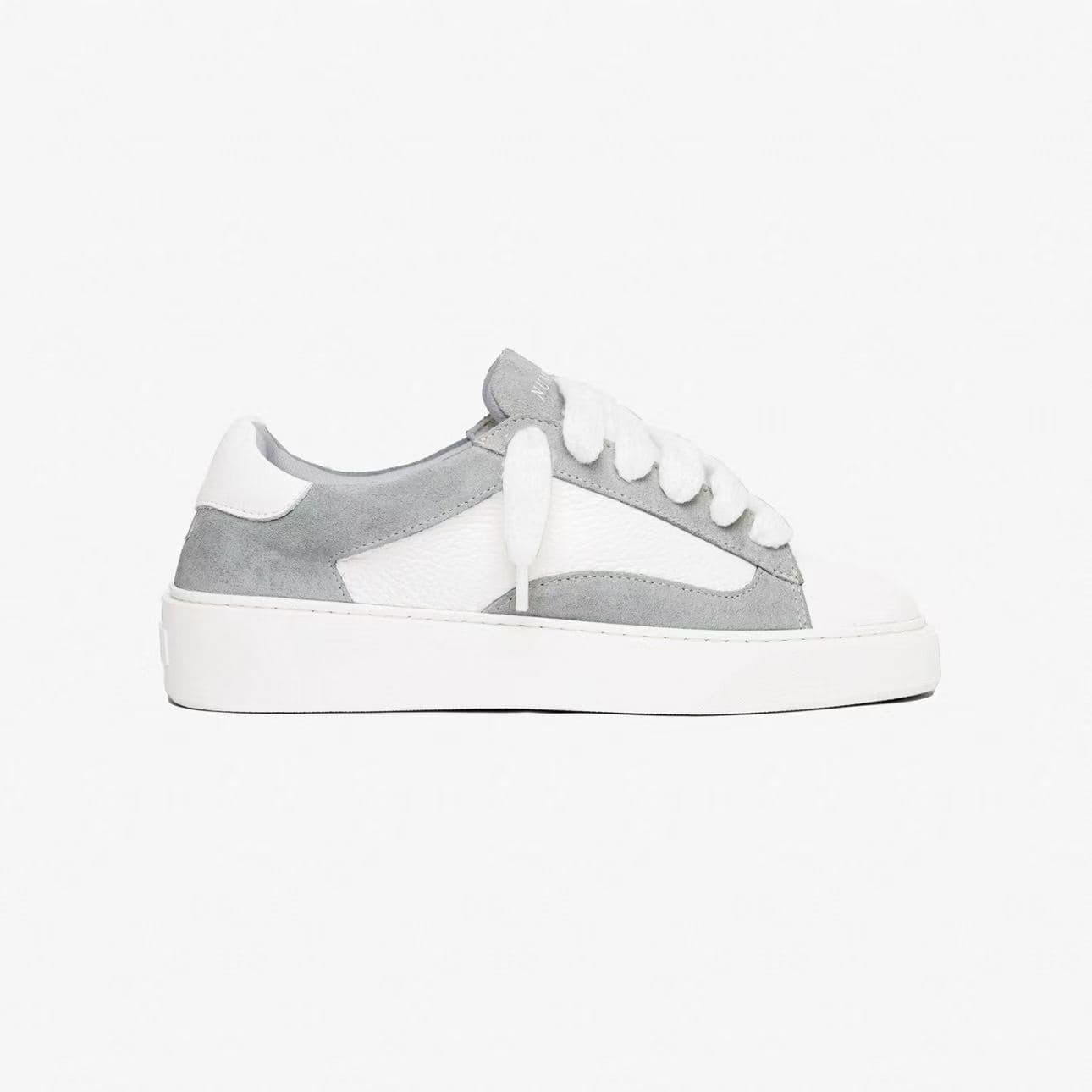 NUMERIS Color Blocked Platform Sneakers Shell Toe Lace Up Casual Shoes Men's Versatile Trendy European American Style