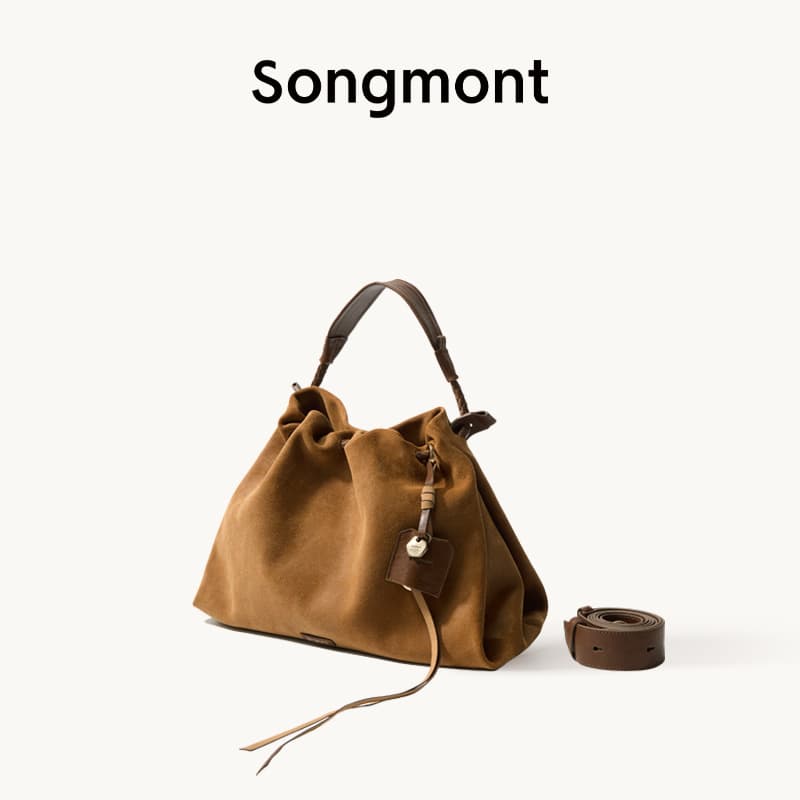 Tote Bag Women's Suede Large Capacity Single Shoulder Wandering Bag
