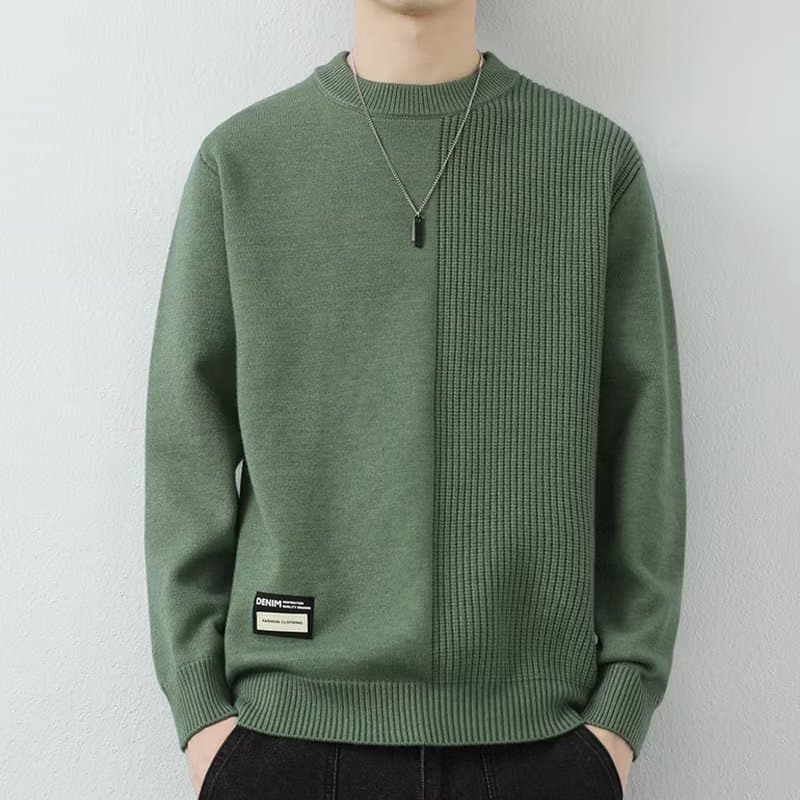 New autumn and winter sweaters, men's trendy loose knit sweaters, winter ins lazy thread jackets, fashionable outerwear