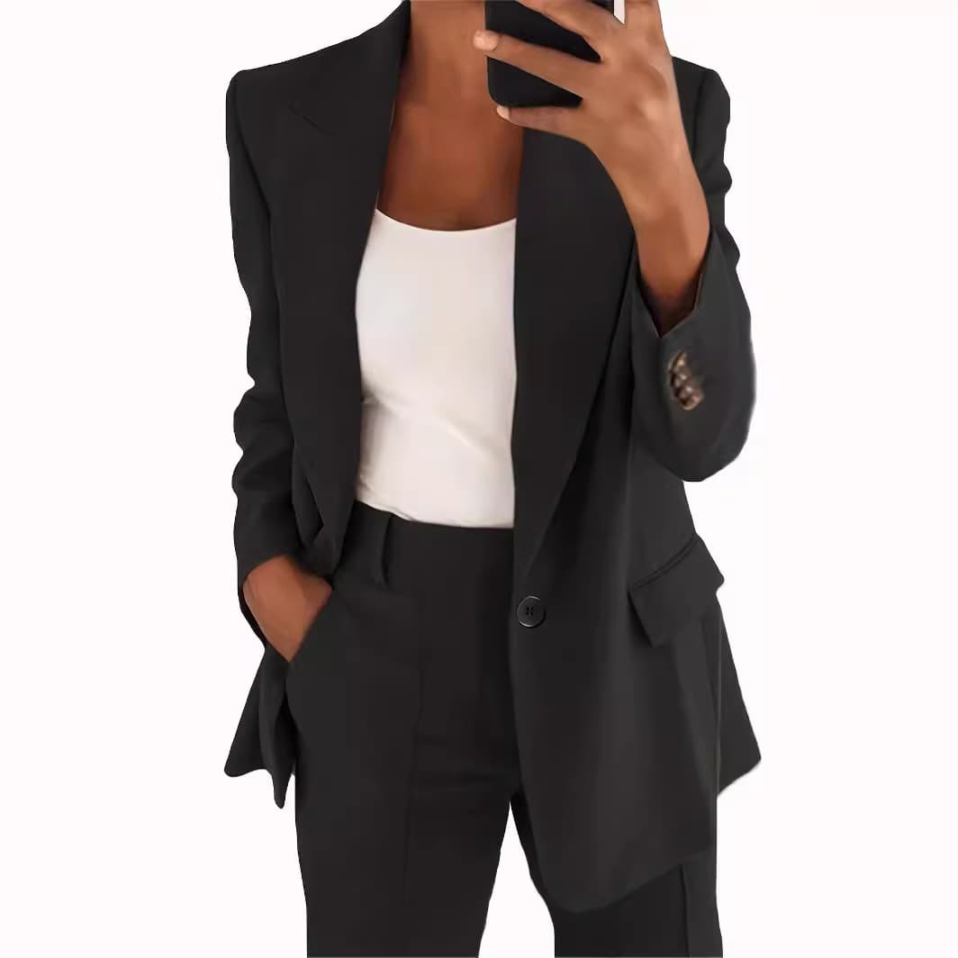 Women's Clothing Fashion Senior Sense Slim Temperament Suit Jacket Pants Suit