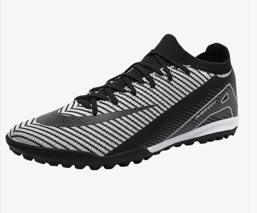 Chaussures de football Nike Mercurial Superfly TF – Tricot dégradé blanc/bleu pour gazon synthétique