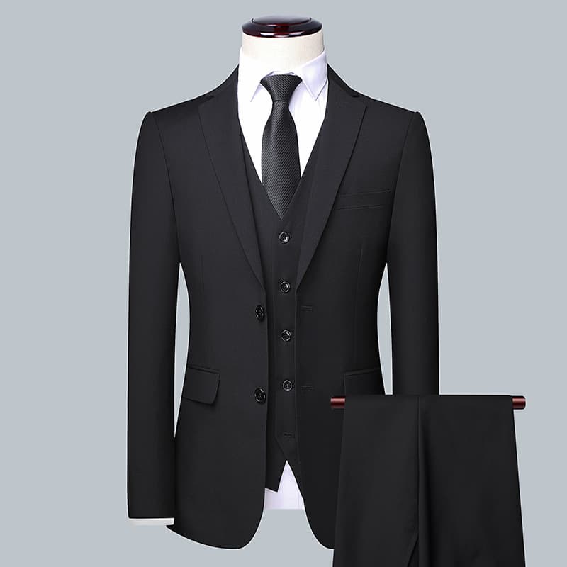 Men's Clothing2024 new business casual professional suit tailored men's suit three-piece suit group purchase suit groomsman groom wedding wedding