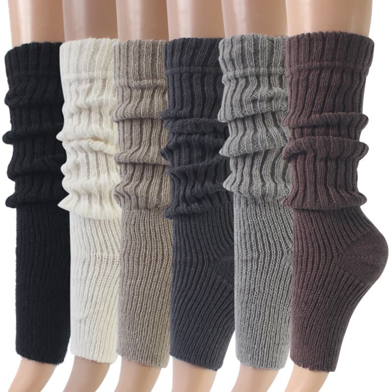 Socks Warm Pile Socks Thick Wool Knitted Leg Covers The Leggings And Boots
