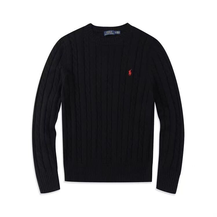 Pull homme automne-hiver 2024, modèle Paul Twist, col rond, col rond, en pur coton chaud, manches longues.