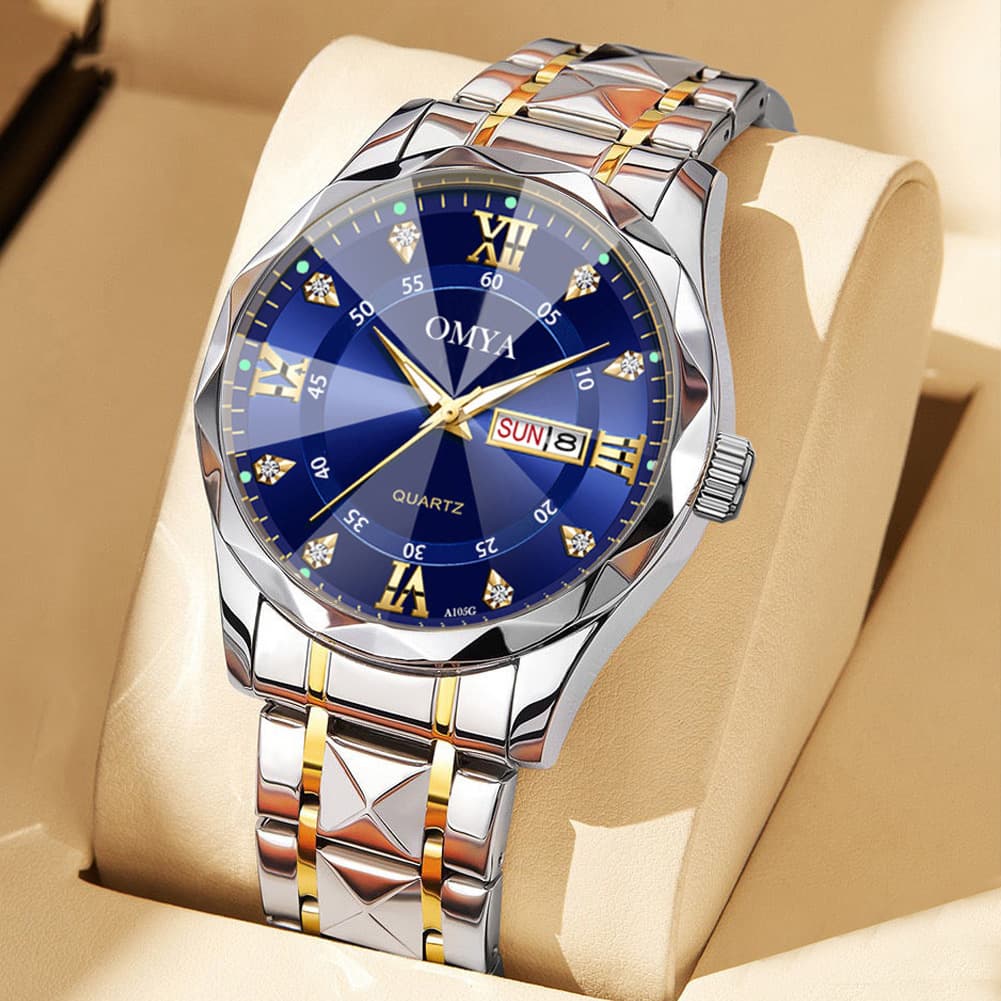 New Men's Watch Waterproof Calendar Quartz Watch