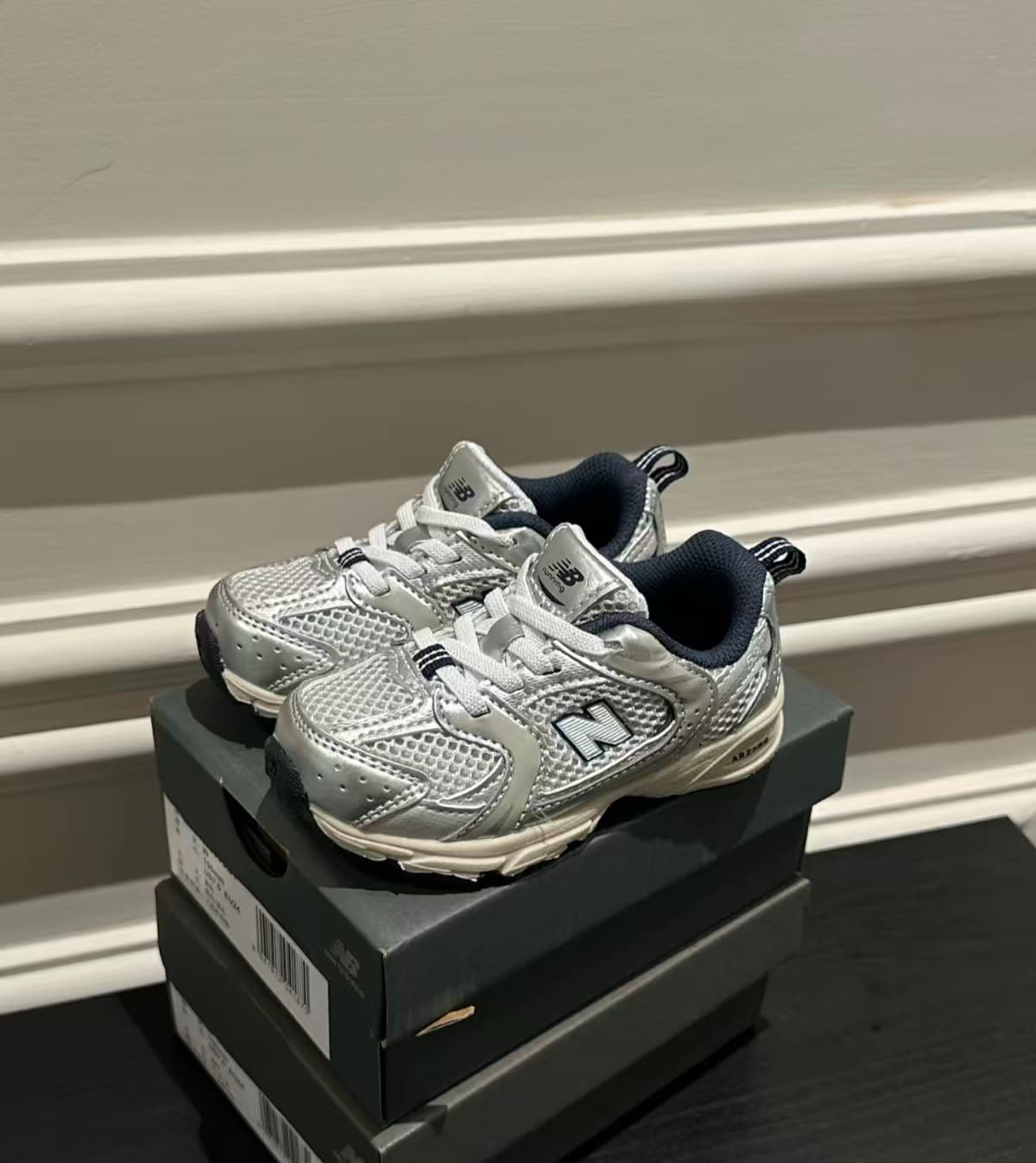 Baskets décontractées pour enfants Nw Balance 530, chaussures élégantes en maille respirante, baskets légères et antidérapantes pour garçons