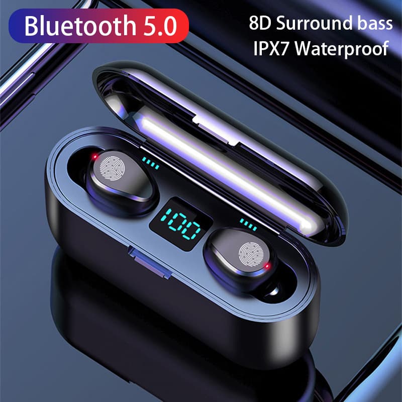 Unbeatable Quality F9 High Warehouse Wireless Bluetooth Earphones Hot Selling Digital In Touch Operation Mini Dual Ear Lightweight And Easy
