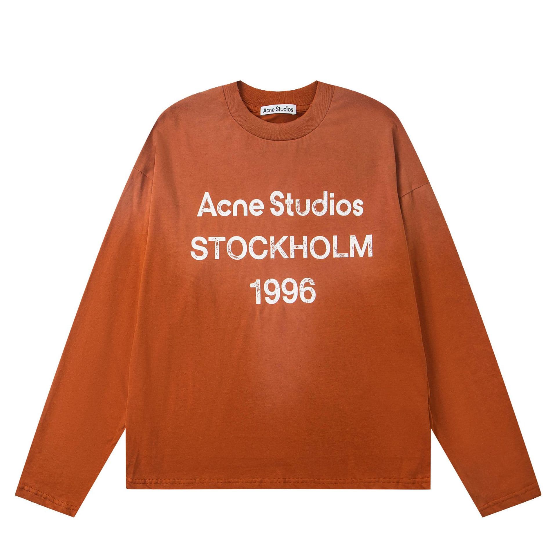 25SS 1996 Classic Dstruction Commmorativ Lazy Rlaxd Long Slv Sun Protction Lightwight Bas T-Shirt Couplel