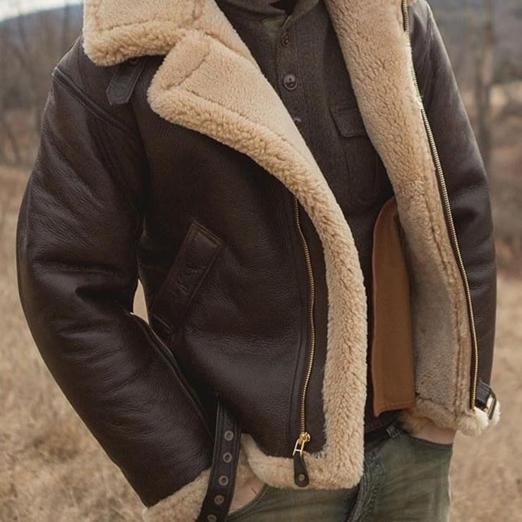 Veste d'hiver en imitation daim doublée polaire pour homme – Manteau épais et chaud avec col montant, fermeture éclair, manches longues, plusieurs coloris et tailles