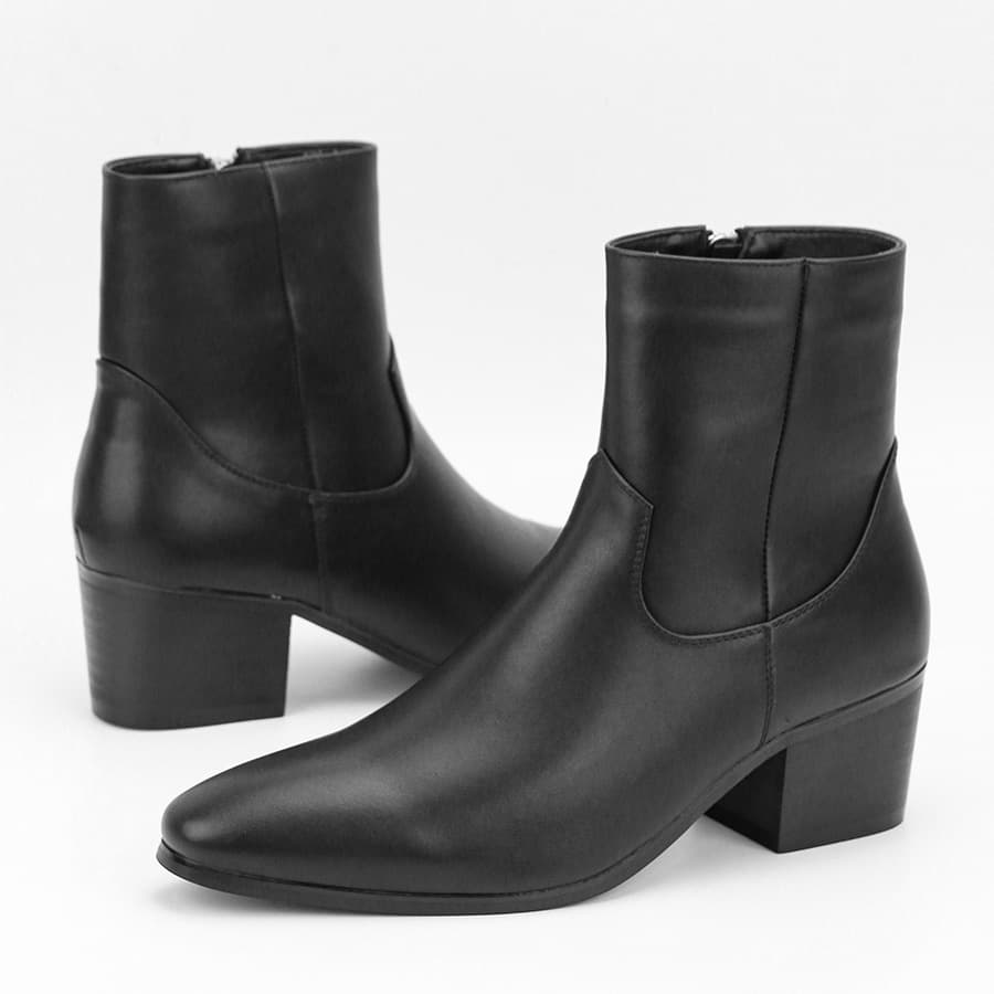 Men's high-heeled boots Fashion business boots