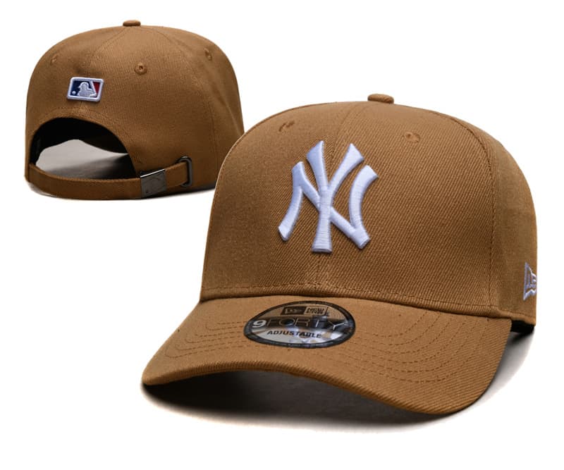 Casquette unisexe transfrontalière, grand logo, visière rigide, broderie, style sport décontracté NY, commerce extérieur