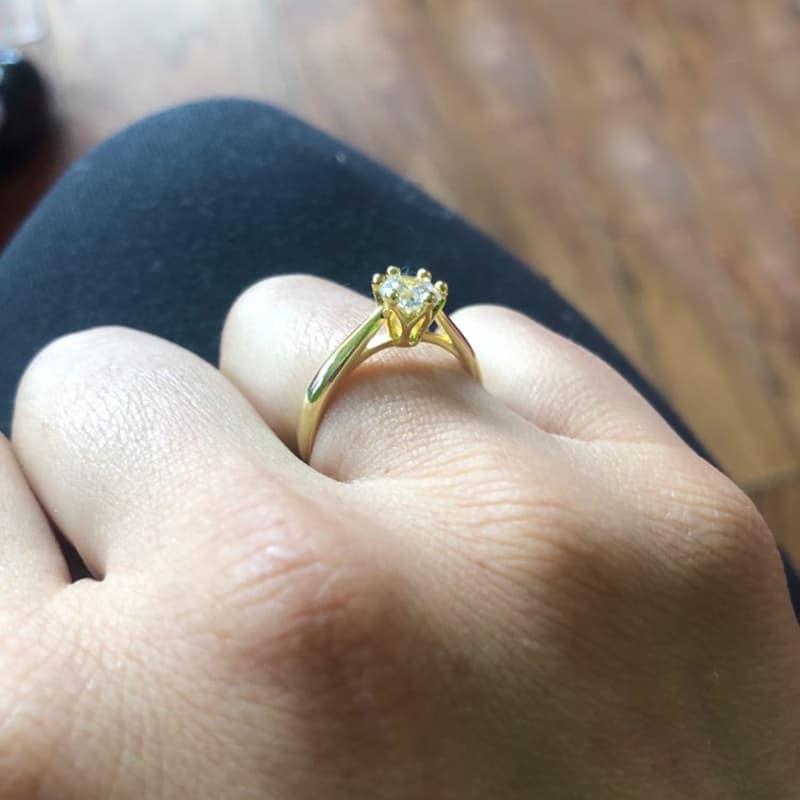 2025 New Arrivals Classic Wedding Rings For Women Forever Simple Six Claws Zirconia Fashion Solitaire Engagement Marriage Gift Ring