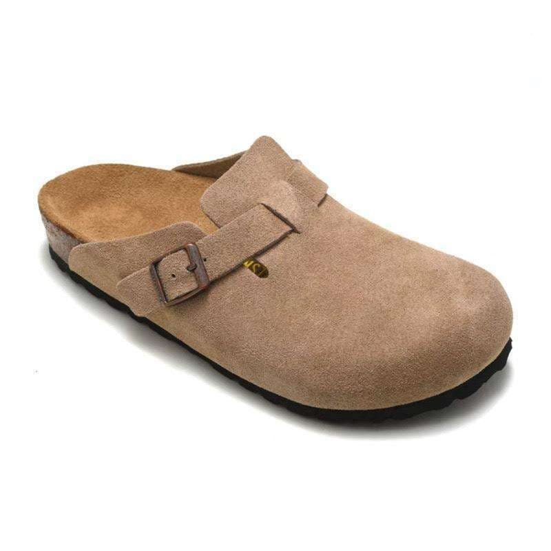 Bandeau BK Demi-Tug, Chaussons Buston Cool, Chaussures Boken en Cuir Véritable et Liège pour Hommes et Femmes, Couple