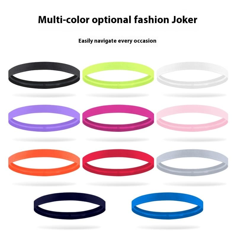 Sports Headbands Fitness Yoga Headbands Women's And Men's Sweat Absorbing Anti Slip Running Equipment Anti Sweating Headbands