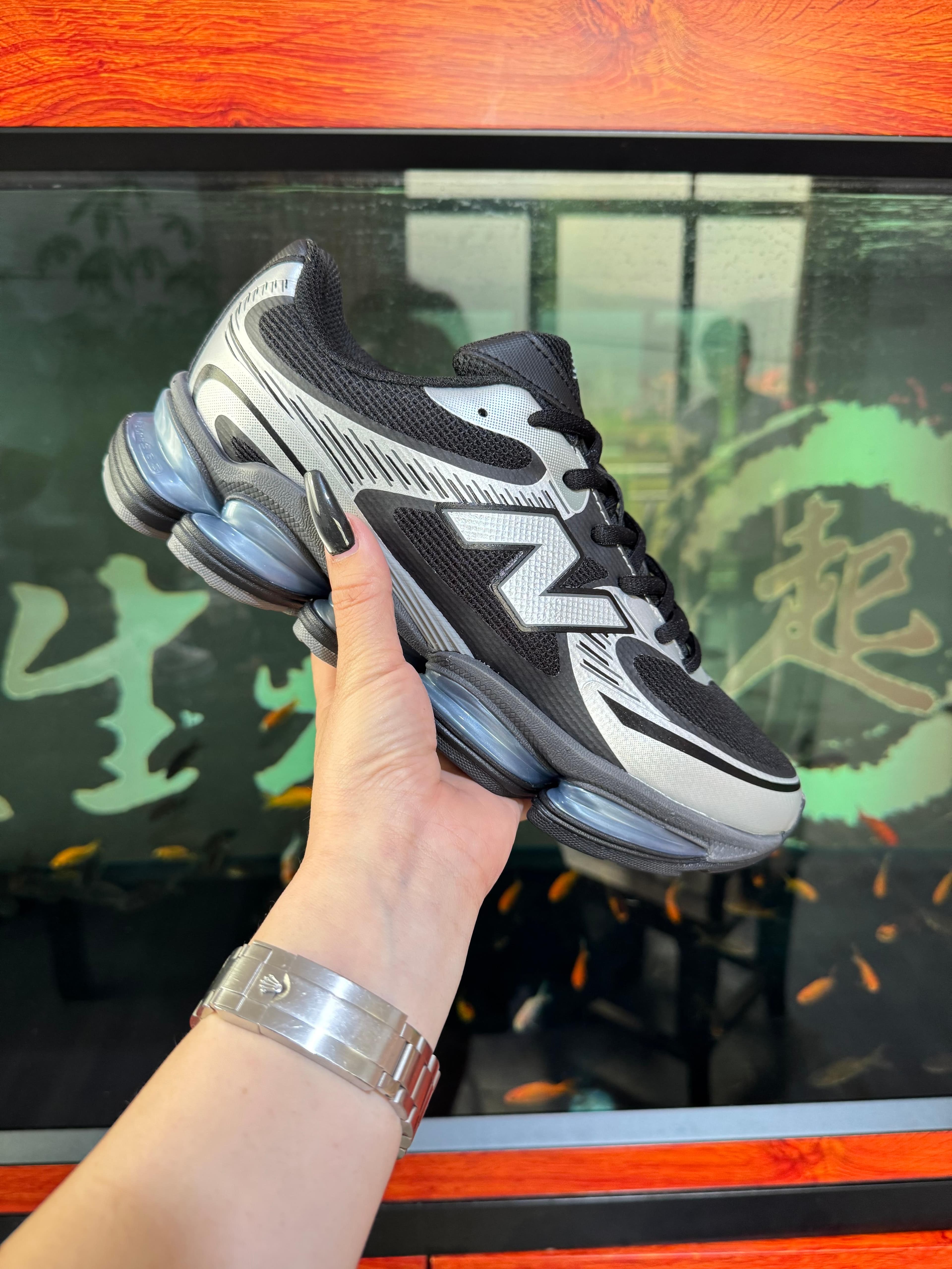 Chaussures New Balance NB2000 pour hommes, légères et décontractées, style « dad shoes », semelle épaisse rehaussante, mesh respirant, baske