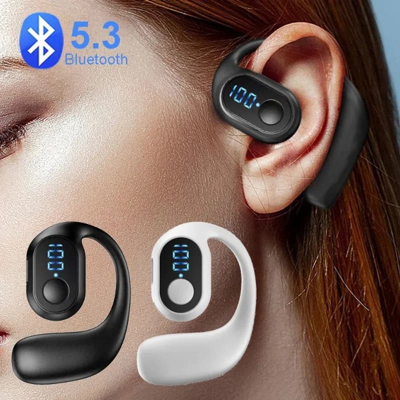 Bluetooth 5.3 Headphone TWS Wireless Ear Hook Earphone HiFi Stereo Noise Reduction Headset Waterproof Earbud For Huawi Xiami