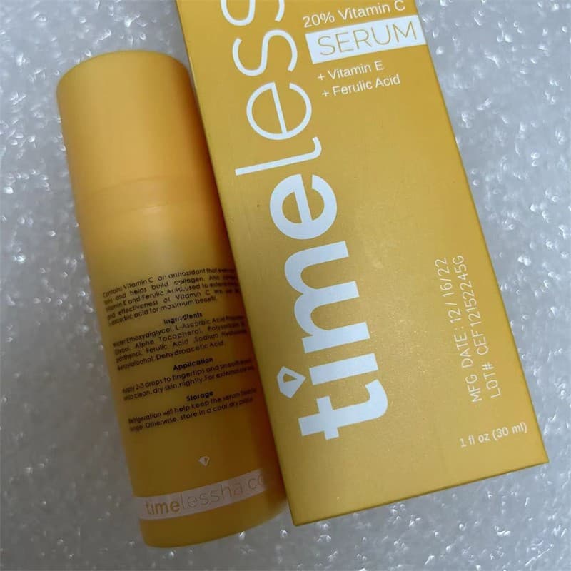 Timeless CEF double anti deoxygenation essence 20% prototype VC ferulic acid VE30ml brightens and tightens