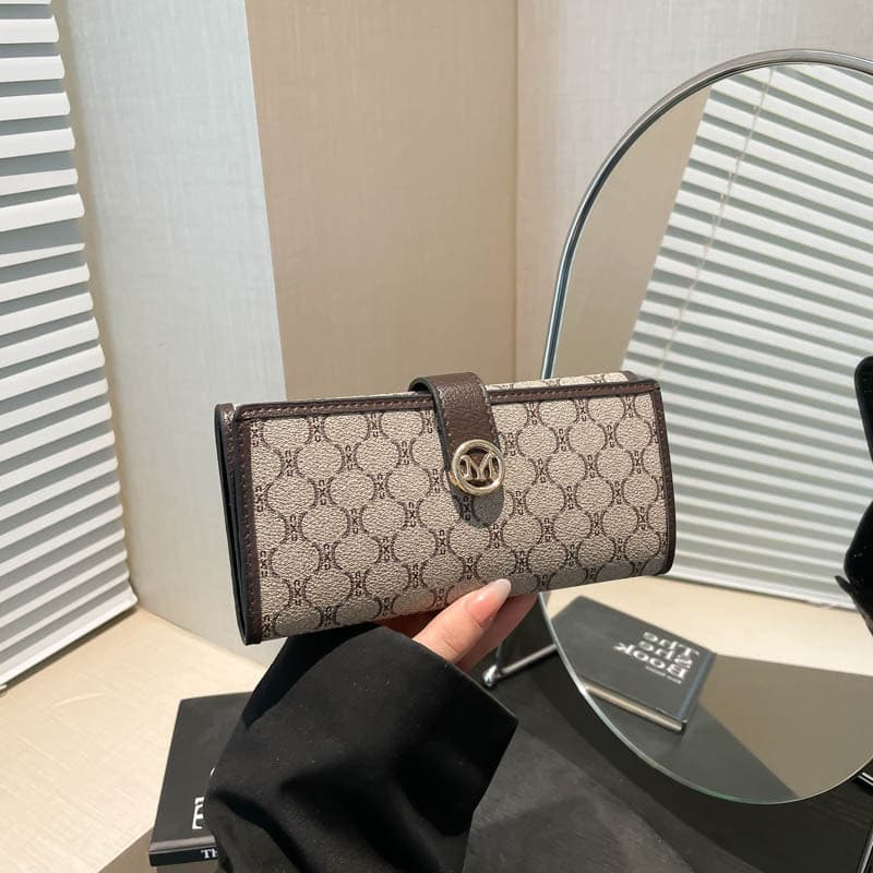 Women's Bags Short Wallet New Style, Multiple Card Slots, Card Holder, Large Capacity, Three Fold Long Wallet, Simple And Versatile Coin Purse