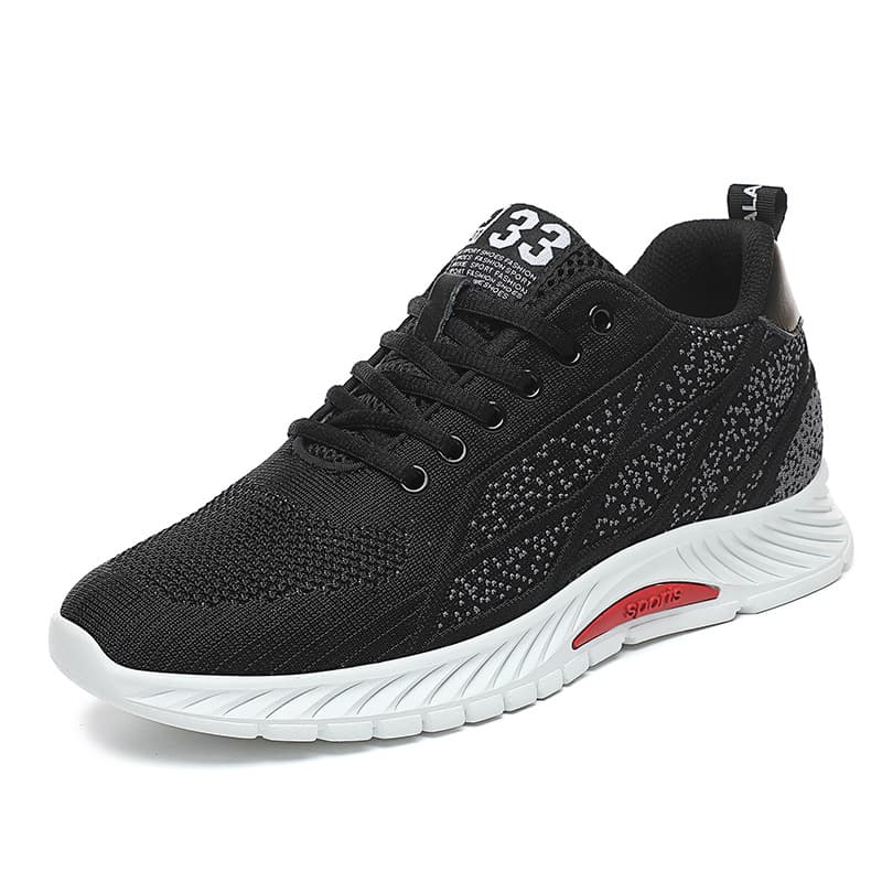 New inner increase men's shoes 6cm men's sports leisure increase 8cm low heel breathable mesh shoes non-slip