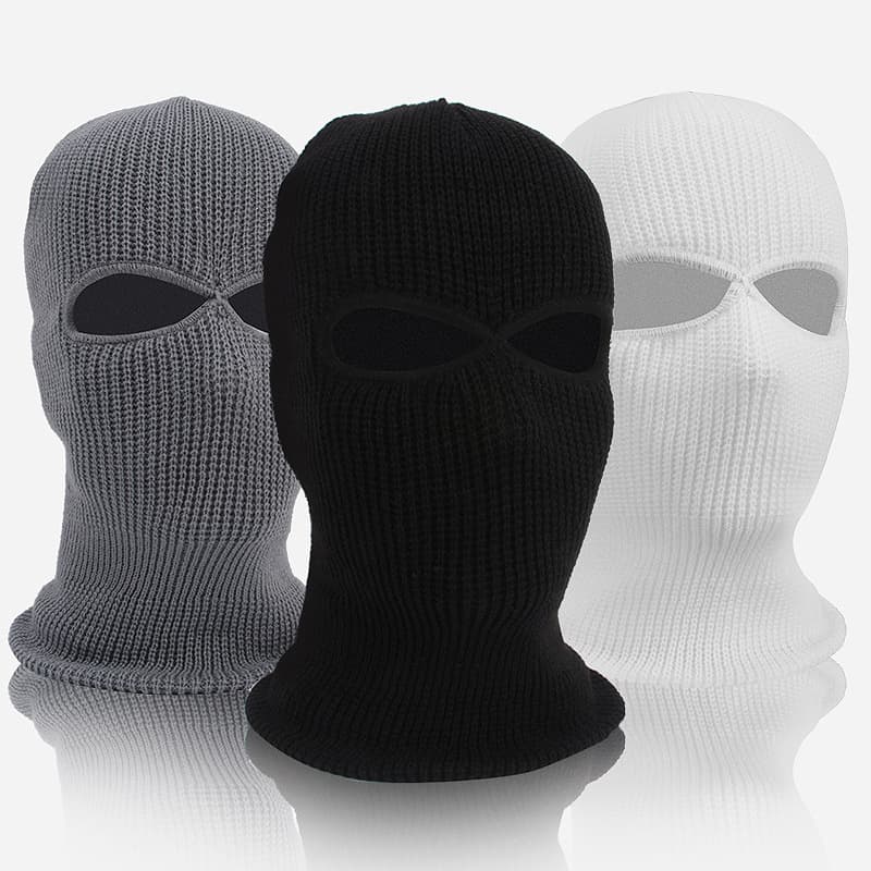 Riding face mask, cold and warm, outdoor fleece wool hat, winter sports head cover, skiing