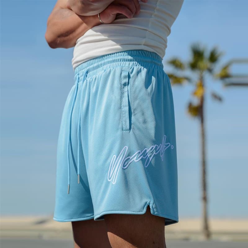 Men's Clothing YOUNGLA Men's Shorts New Summer Sports Leisure Quick Drying Breathable Beach Pants Outdoor Basketball Training Pants