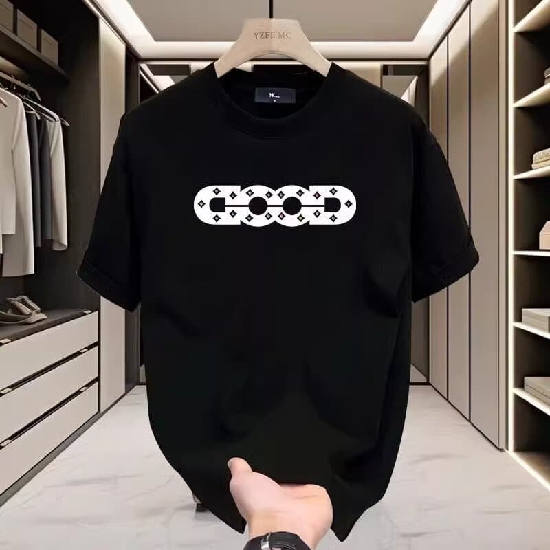 Men's Clothing Summer New Heavyweight Short Sleeved T Shirt Loose Trendy And Handsome High End Half Sleeved Tops
