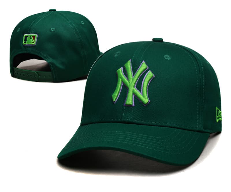 Casquette unisexe transfrontalière, grand logo, visière rigide, broderie, style sport décontracté NY, commerce extérieur
