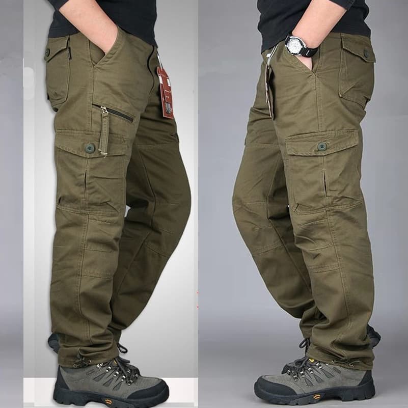 Men's Clothing Wholesale new multifunctional outdoor casual pants men's overalls multi pocket trousers loose tactical pants mountaineering travel