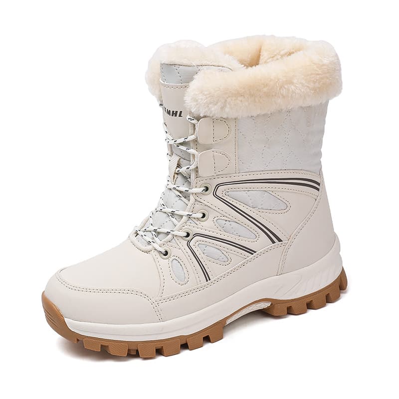 Women's Winter Snow Boots - Anti-Slip Mid-Calf Boots For Extreme Cold (Thermal Insulated & Waterproof)​