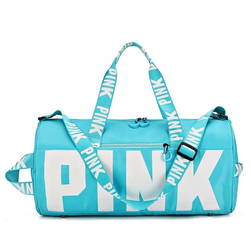Men's And Women's Cross-Border PINK Travel Sports Printed Hand Bill Of Lading Shoulder Bag