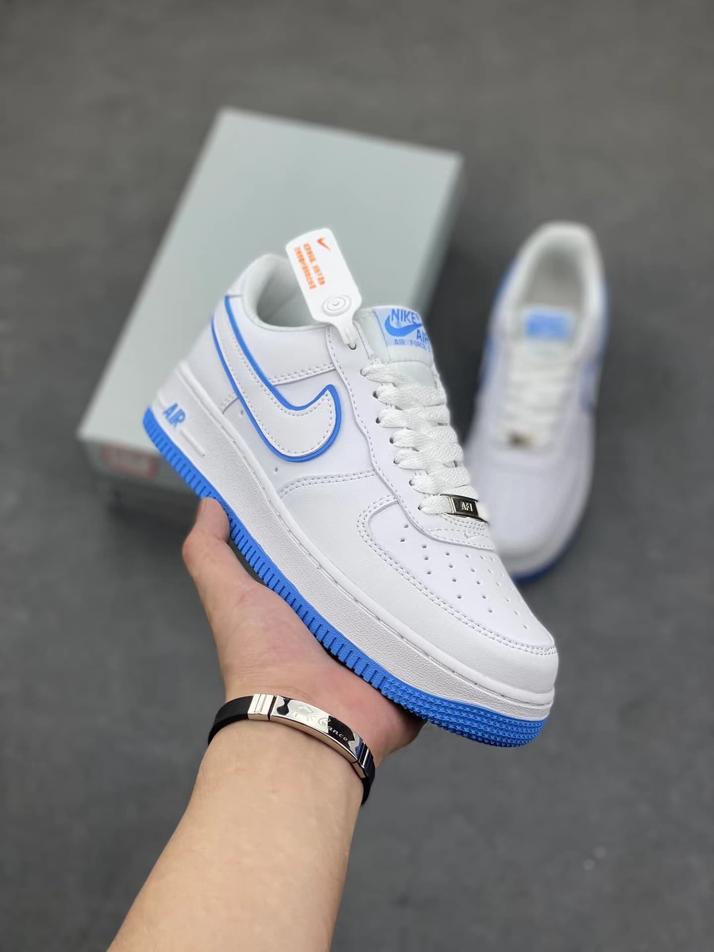 Chaussures décontractées polyvalentes Air New 1 Low respirantes noires et blanches pour couple