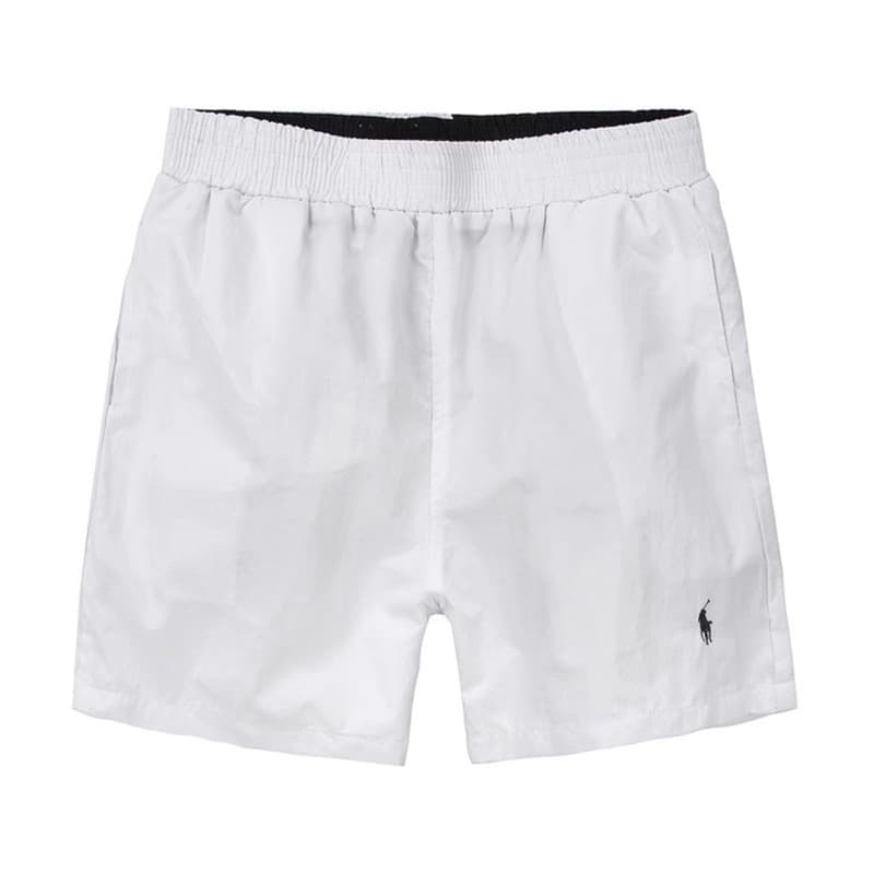 Short de bain homme à séchage rapide, short de plage taille élastique avec logo brodé, maillot de bain décontracté et léger pour la piscine et