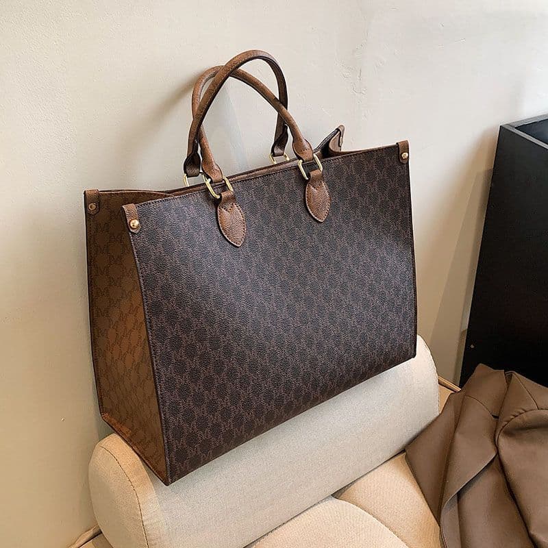 Stylish Atmosphere Large Capacity Single Shoulder Tote Hand Handbag Commuter Women's Tote Bag