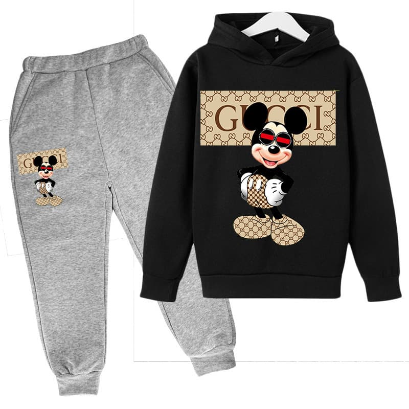 Vêtements pour bébé et mère Sweat à capuche tendance pour garçons et filles