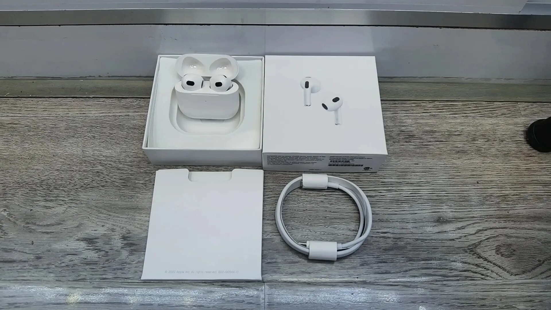 Écouteurs Bluetooth sans fil Airs de troisième génération Pods originaux