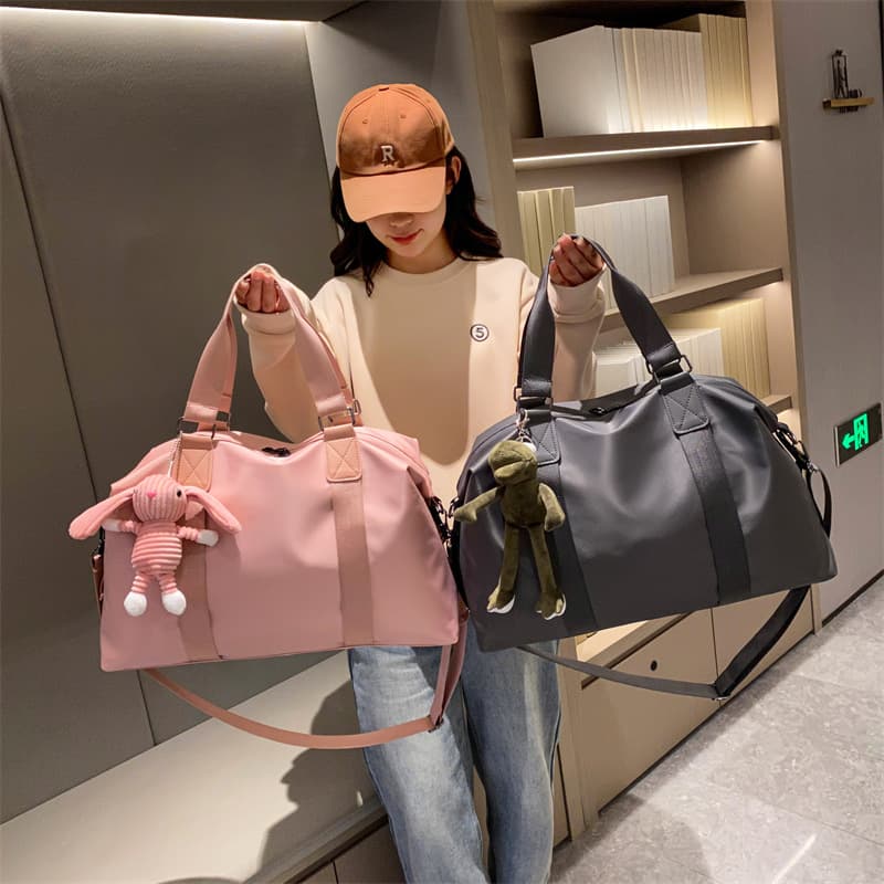 Travel bag, hand-held, single shoulder, crossbody, fashionable, large capacity luggage bag, travel bag