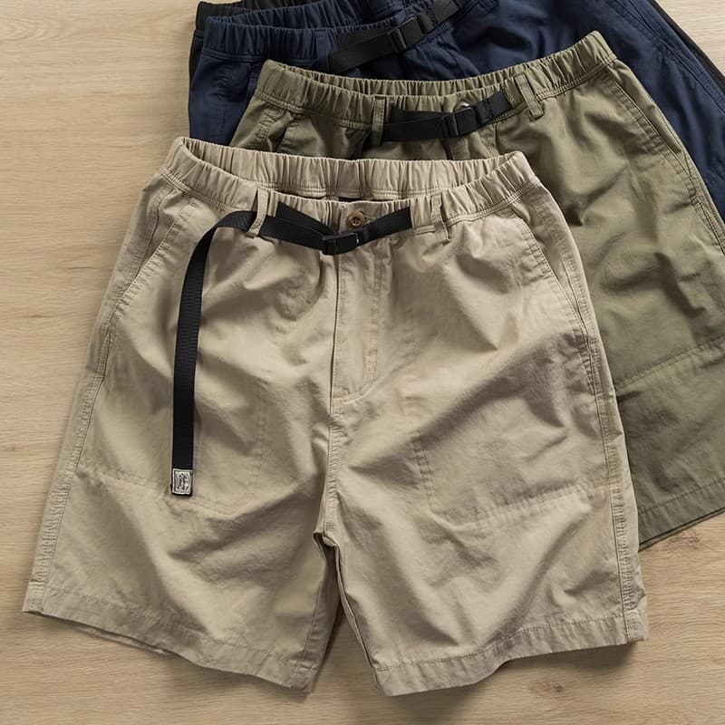 Men's Clothing Summer Thin Sportswear Shorts Loose Casual Wear Resistant And Dirty 5 Point Shorts