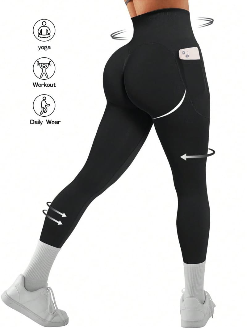 Sexy Scrunch Leggings Push Up Tights Woman Back Gym Sport Women Fiess Legging Butt Lift Yoga Pants