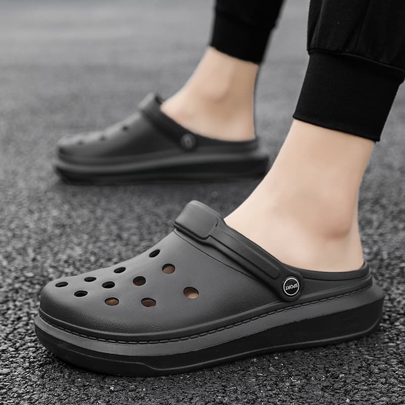 Sandals Outdoor Garden Shoes Men's Baotou Beach Shoes